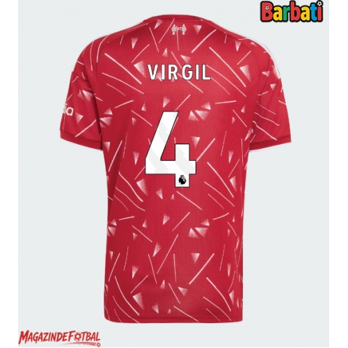 Liverpool Virgil van Dijk #4 Tricou Fotbal Replică 2026-27 Barbati Acasa Liverpool Virgil van Dijk #4 Tricou Fotbal Replică 2026-27 Barbati Acasa